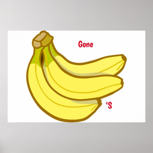 Gone Bananas Poster