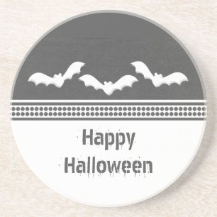 Gone Batty Halloween Coaster, Dark Gray Coaster