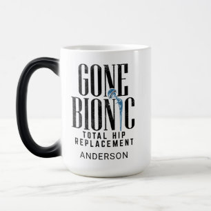 Gone Bionic Hip Replacement Celebration Color Morph Mug