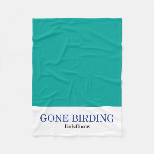 Gone Birding Fleece Blanket