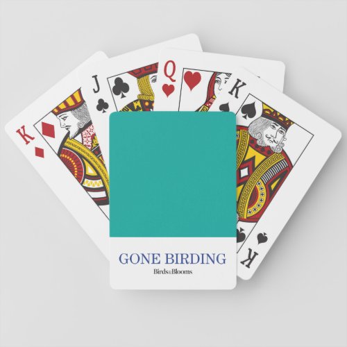 Gone Birding Playing Cards