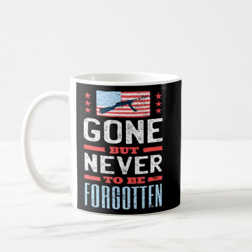 Gone But Never To Be Forgotten American Flag Milit Coffee Mug