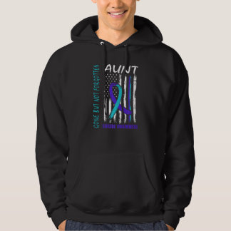 Gone But Not Forgotten Aunt Suicide Awareness Flag Hoodie
