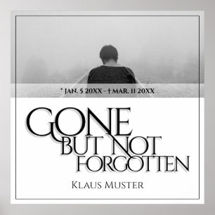 Gone but Not Forgotten - Bright Poster