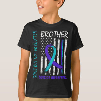 Gone But Not Forgotten Brother Awareness Flag T-Shirt