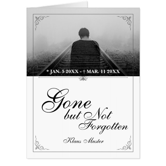 Gone but Not Forgotten - Classic Card (Front)