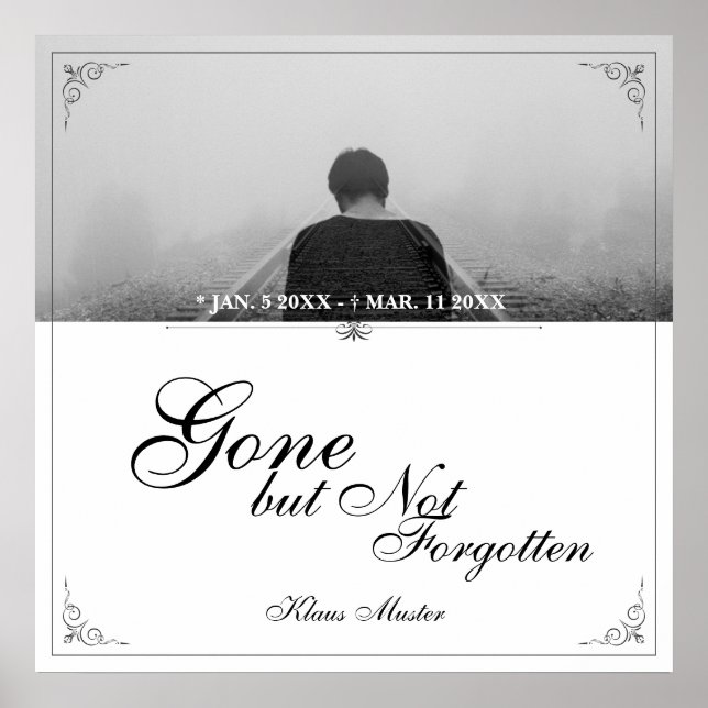 Gone but Not Forgotten - Classic Poster (Front)