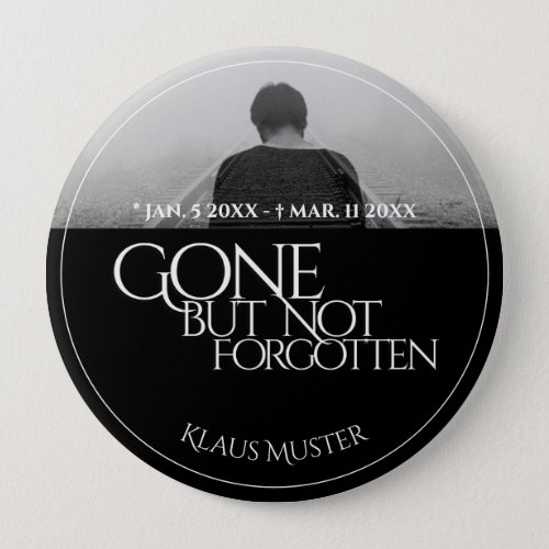 Gone but Not Forgotten _ Dark Button