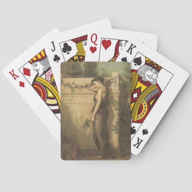 Gone But Not Forgotten (John William Waterhouse) Poker Cards (Back)