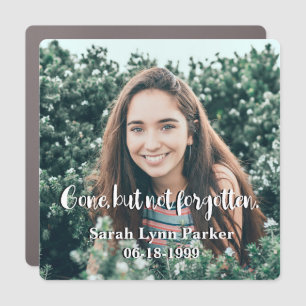 Gone But Not Forgotten Memorial Bumper Car Magnet