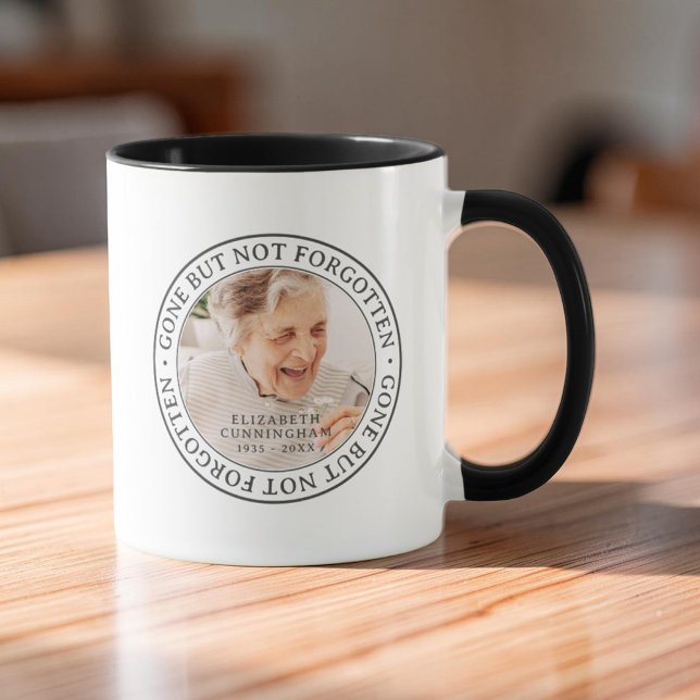 Gone But Not Forgotten Memorial Photo Mug (Creator Uploaded)