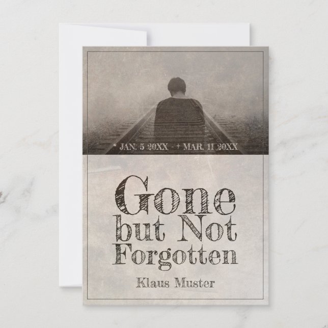 Gone but Not Forgotten - Vintage (Front)