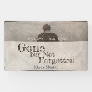Gone but Not Forgotten - Vintage Banner