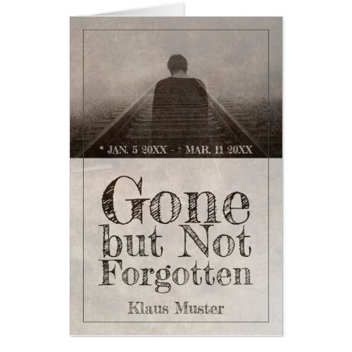 Gone but Not Forgotten _ Vintage Card