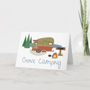 Gone Camping Card