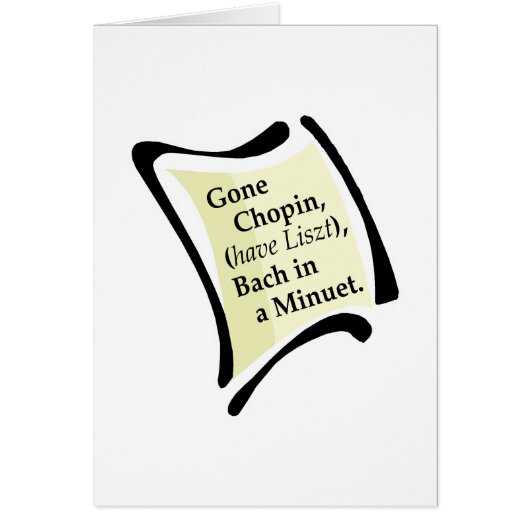 Gone Chopini Cards (Front)
