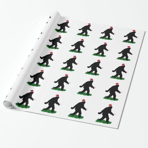 Gone Christmas Squatchin Wrapping Paper