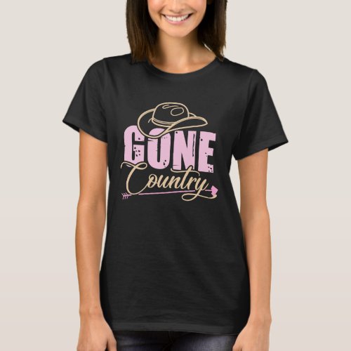 Gone CountryCowgirl T_Shirt