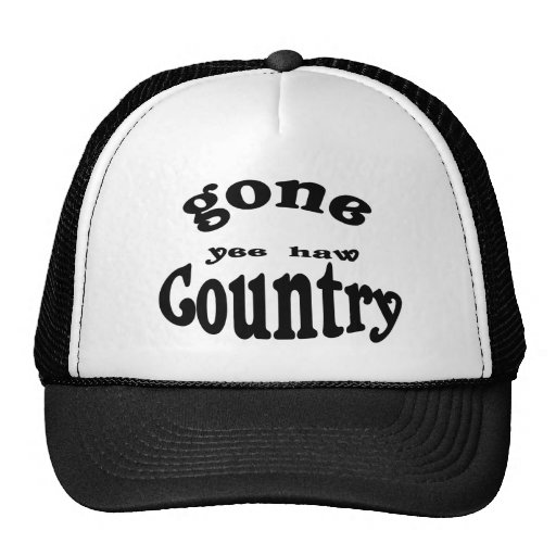 gone country trucker hat | Zazzle