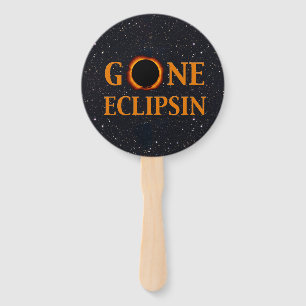 GONE ECLIPSIN Solar Eclipse Hand Fan