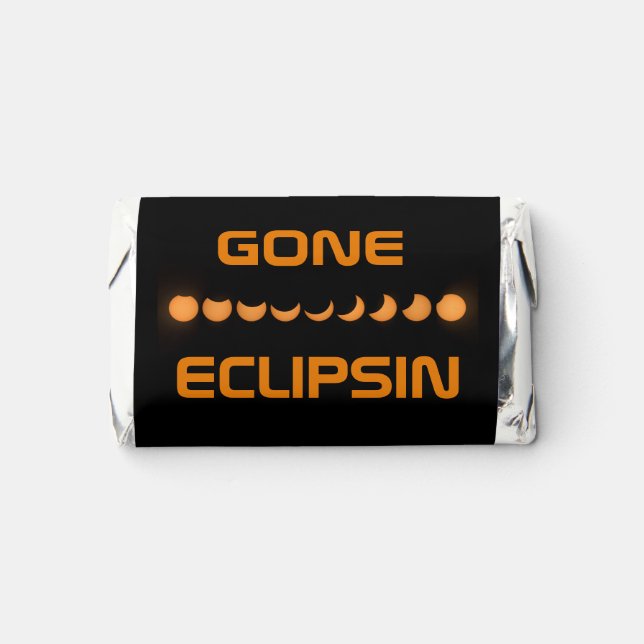 GONE ECLIPSIN Solar Eclipse Hershey's Miniatures (Front)