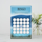 Gone Fishin' Baby Shower Bingo (Standing Front)