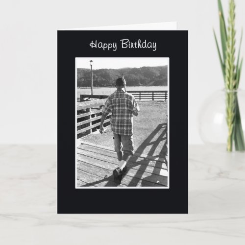 Gone Fishin Birthday Card