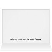 Gone Fishin' Cards (Inside Horizontal (Top))