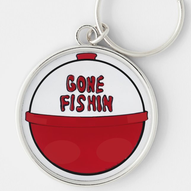 Gone Fishin Keychain (Front)