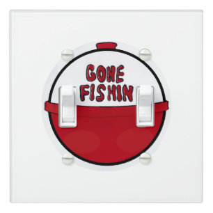 Gone Fishin Light Switch Cover