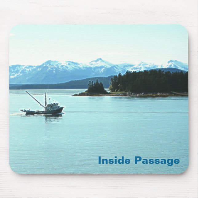 Gone Fishin' Mouse Pad (Front)