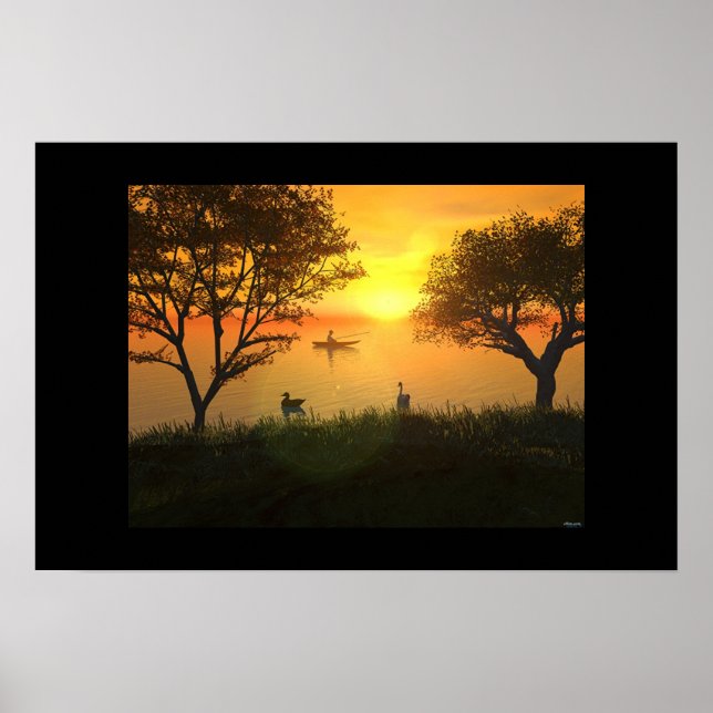 Gone Fishin' Poster (Front)