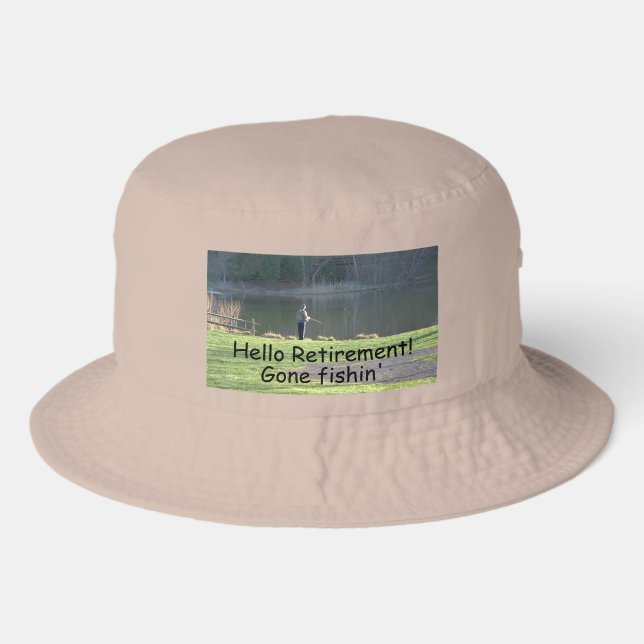 Gone Fishin' Retirement Hat (Front)