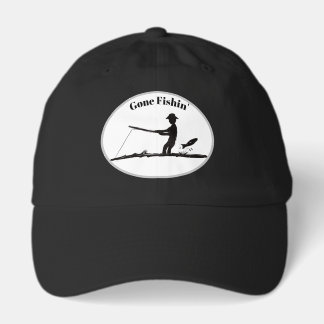 Gone Fishin' Silhouette Hat