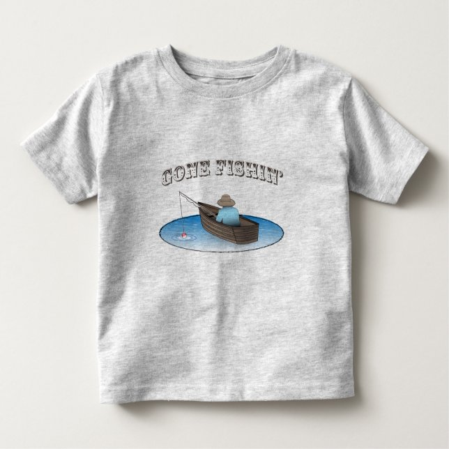 Gone Fishin' Toddler T-shirt (Front)