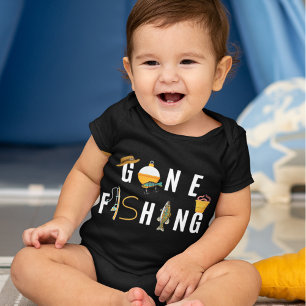 Gone Fishing Baby Bodysuit