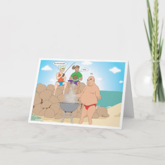 Gone Fishing / Beach BBQ Card