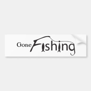 CK3120#2011cm Fishing Funny Fishing Bumper Stickers Vinyl Decals For Bumper,  Rear Window White/Black Auto Sticker X0705 From Glasgow, $6.6