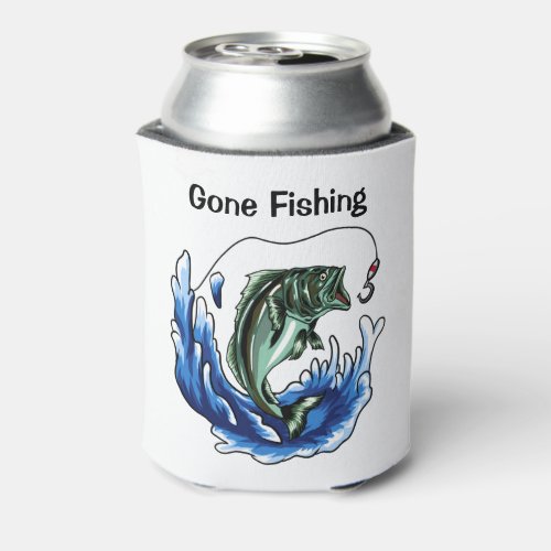 Gone Fishing   Can Cooler