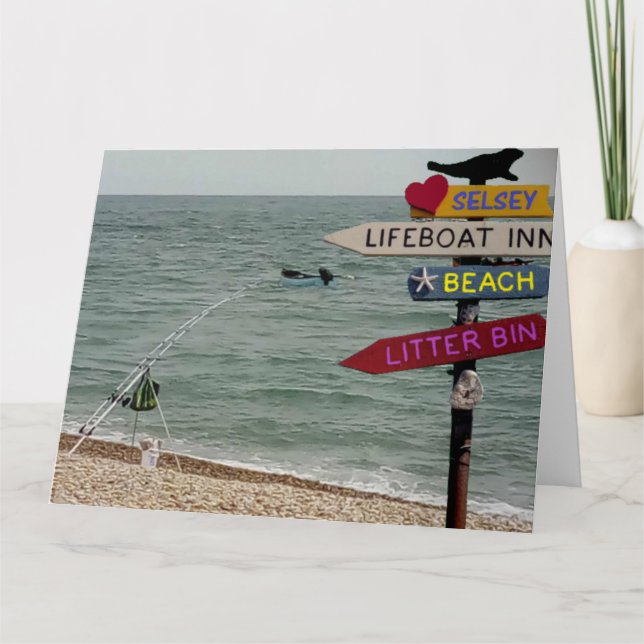 Gone.....Fishing. Card (Front)