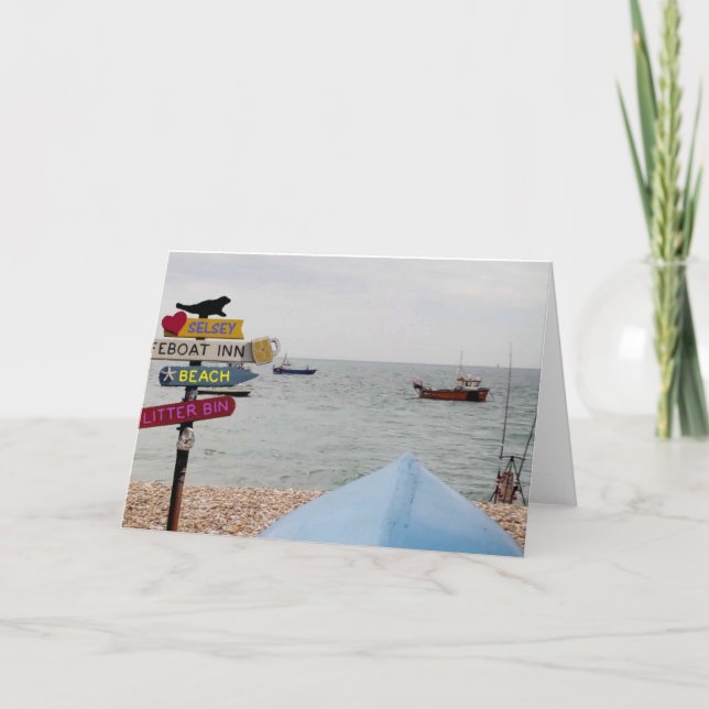 Gone.....Fishing. Card (Front)