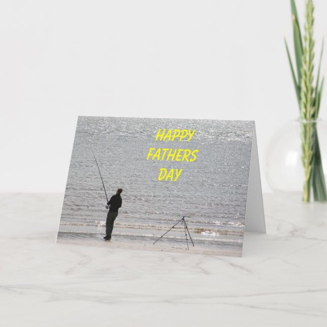 Gone fishing card (Front)