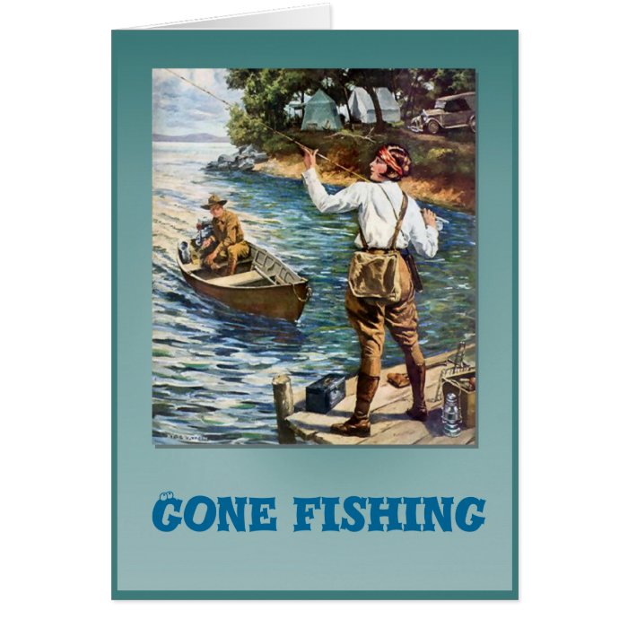 Gone Fishing Cards