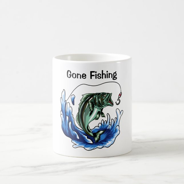Gone Fishing   Coffee Mug (Center)