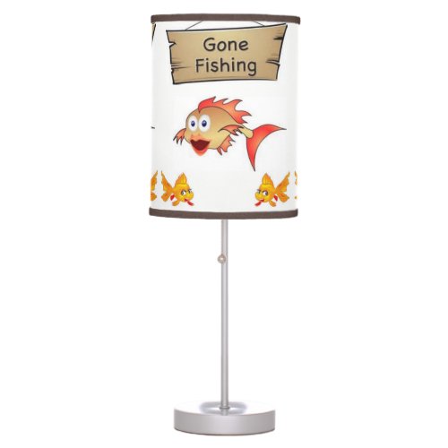 Gone Fishing Fish Decorative Lamp Shade