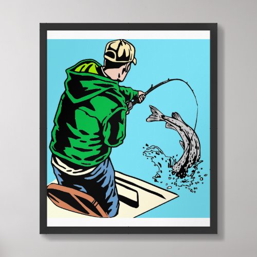 Gone Fishing  Framed Art