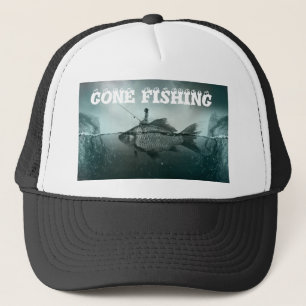 Gone Fishing Funny Fisherman Hat