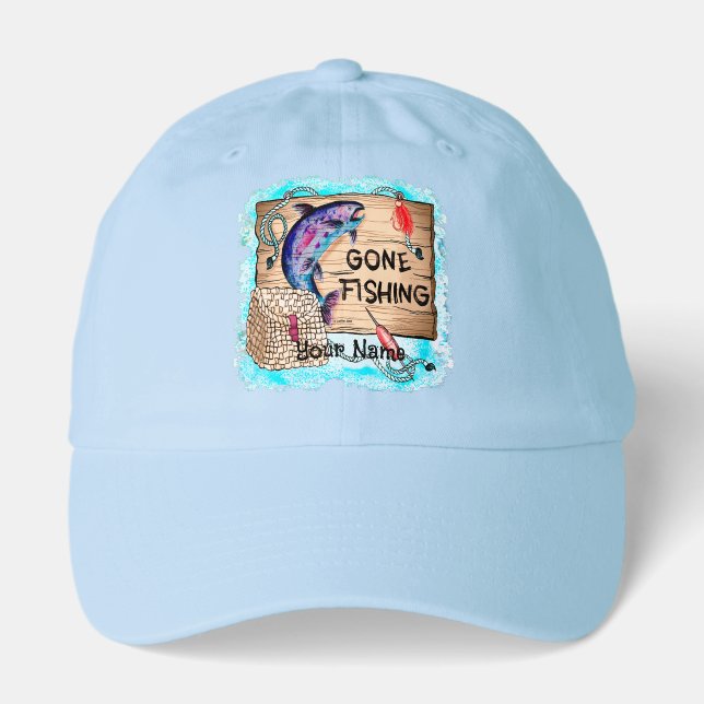 Gone Fishing Hat (Front)