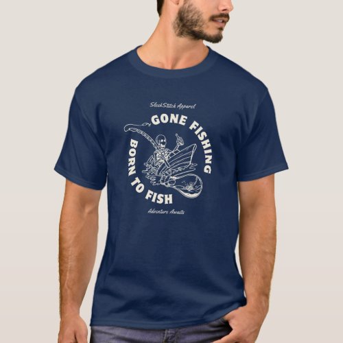 Gone Fishing Hooked on Adventure T_Shirt