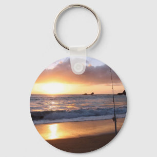 gone fishing keychain